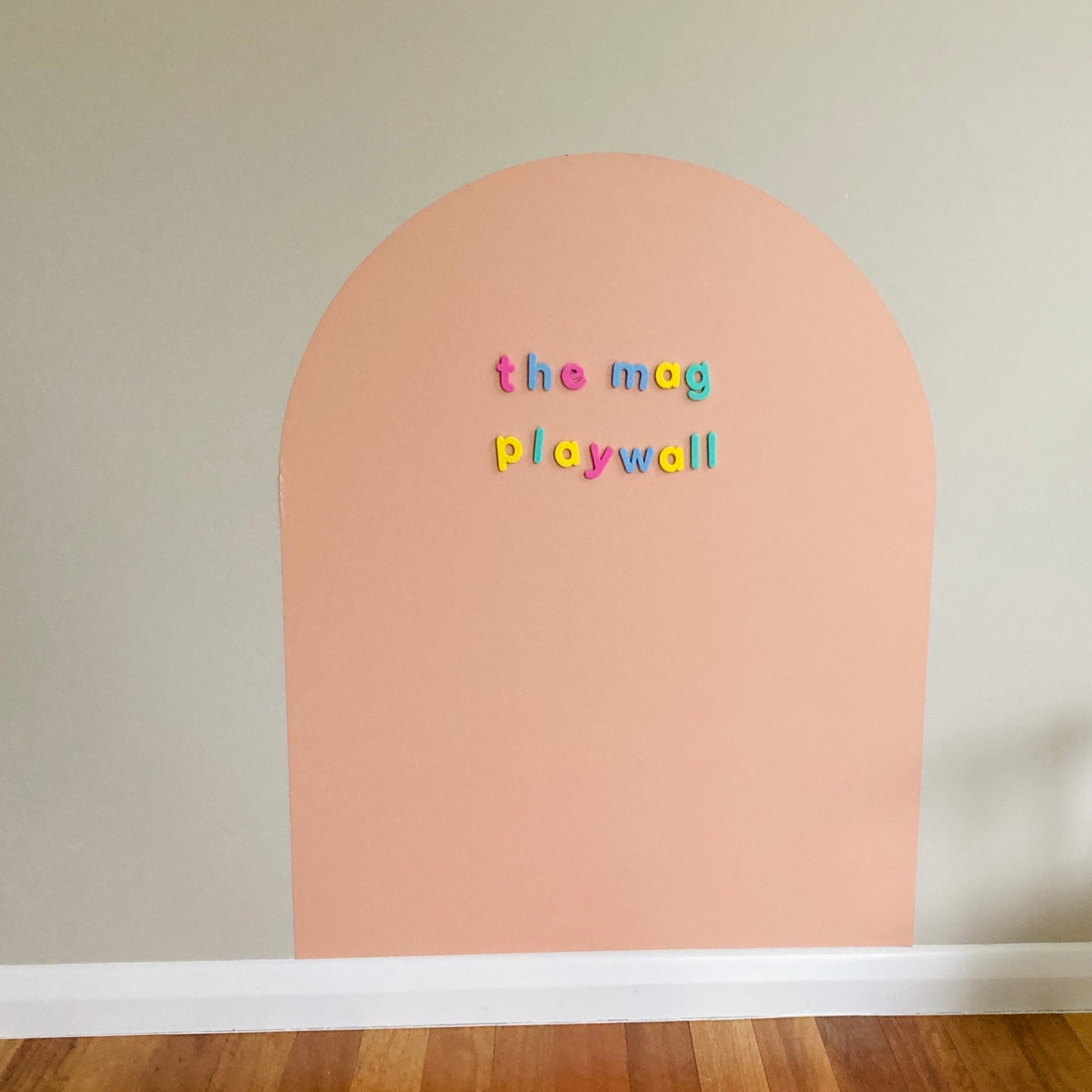The Mag Playwall: Arch Magnetic Wall Decal