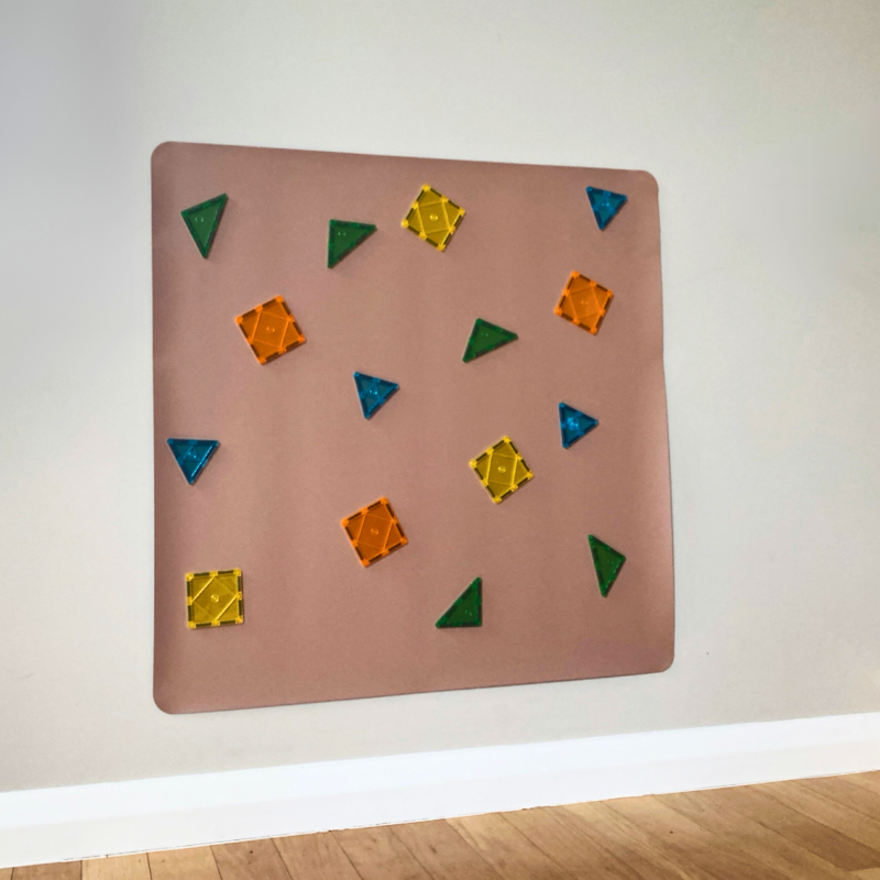 The Mag Playwall: Square Magnetic Wall Decal