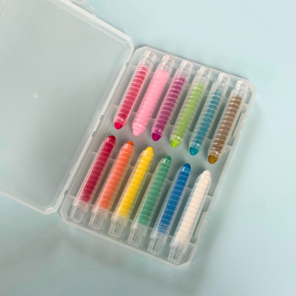 Washable Twist-Up Crayons – 12 Pack